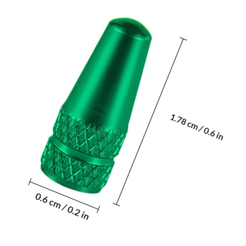 30 piezas tapas de válvula de aluminio para bicicleta, cubiertas de polvo para válvulas de llanta, accesorios para ciclismo, resistentes y ligeras, para bicicletas de carretera y montaña, color aleatorio miniatura 2