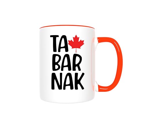 Groovy crea Mug canada - Tabarnak - Idée cadeau voyage au canada - drapeau canadien - cadeau fan du canada - homme femme - noël anniversaire