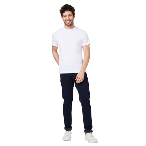 Image of Spykar Men's Rover Regular Fit Mid Rise Casual Jeans