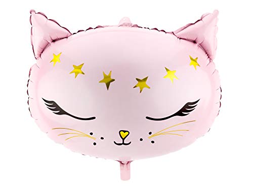 PartyDeco Folienballon Katze 48x36cm Geburtstag