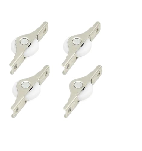 Roulettes coulissantes en nylon 25 mm pour réparer une porte d'armoire coincée