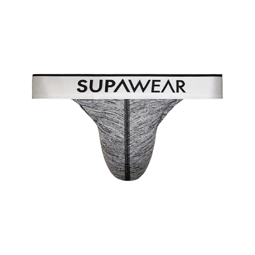 String Hommes Supawear Hero Thong Black : sous-vêtement noir en coupe athlétique