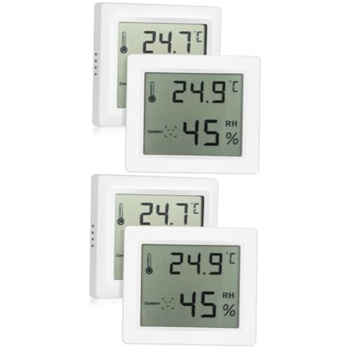 UPKOCH 2 Sätze Hygrometer Haushalt Innenumwelt Drinnen Feuchtigkeitssonde Digital Für Zimmer Raumthermometer Innen Heimthermometer Innen Thermometer Für Zuhause Abs 2 Stücke * 2
