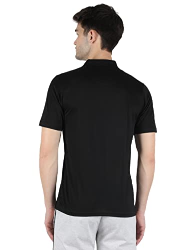 Image of Monte Carlo Mens White Plain Collar T-Shirt |22203606-1