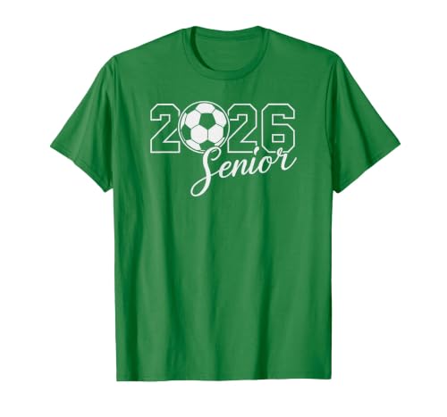 Senior 2026 Soccer Mom High School Graduation Outfit Proud T-Shirt, Men, Kelly Green, XX-Large