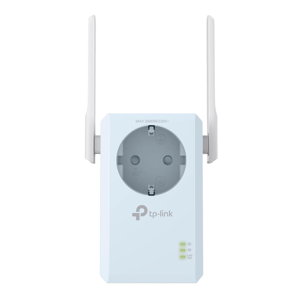 [NUOVO] TP-Link Ripetitore Wi-Fi RE365 V3 AC1200 con presa integrata, Wi-Fi Extender e Access Point, Dual Band, Porta LAN, Potenzia la tua copertura Wi-Fi, Compatibile con tutti i modem router wifi
