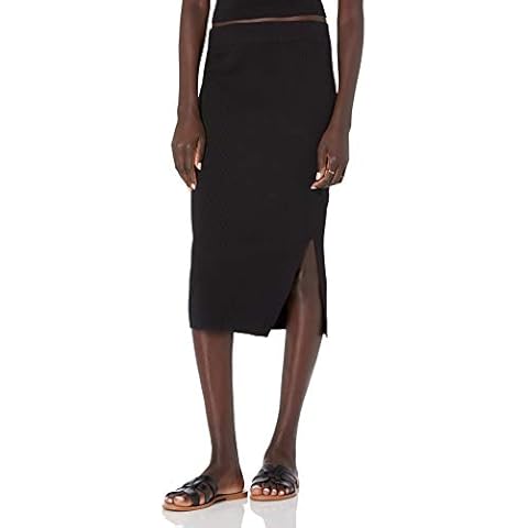 The Drop Vera Falda Midi Ajustada de Punto Cover