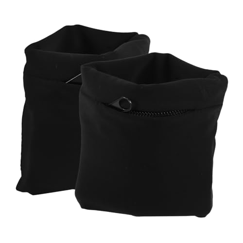 INOOMP 2pcs Lightweight Phone Armband Wrist Wallet Pouch with Zipper Secure Storage for Running Walking Gym Cycling Water Resistant Wrist Pocket for Keys and Essentials