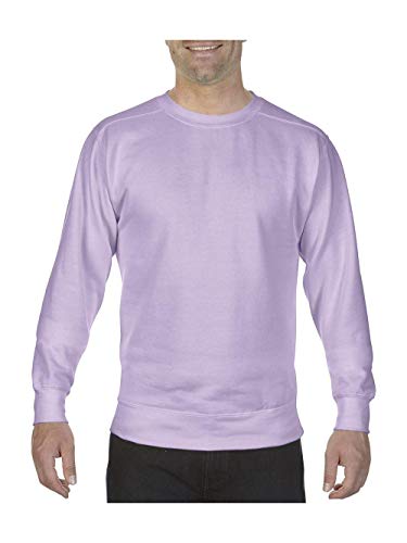 Comfort Colors Mens Crew Neck Fashion-sweatshirts, Orchids, X-Large US2