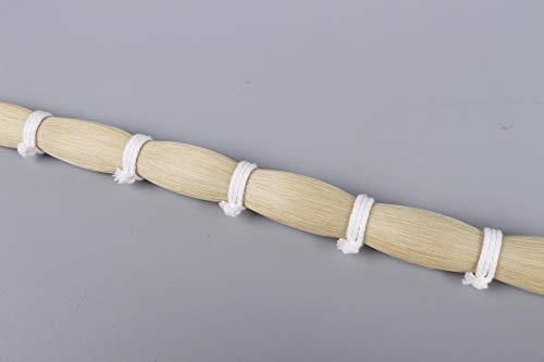 image for yinfente Violin Bow Hair Genuine Mongolian Horse Hair 85cm Horse Tail 