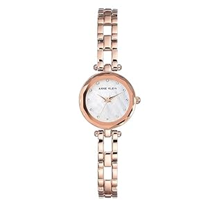Anne Klein Women’s Premium Crystal Accented Open Bracelet Watch