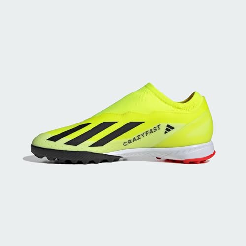 adidas Unisex-Adult X Crazyfast League Laceless Turf Sneaker3