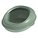 Pet Cat Tray Heighten Litter Pan Toilet for Sand Box Supplies, Green