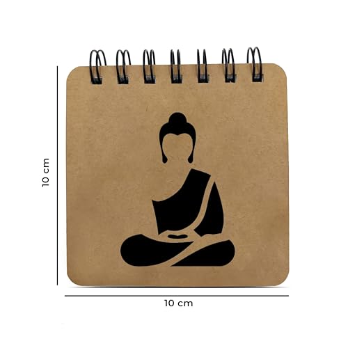 Image of PaperO Pocket Size Sketch Book Pack of 3 | 140 GSM Thick Paper | 10 x 10 cm Mini Sketchbook | 40 Sheets Each | Portable Drawing Book for Sketching, Doodling & Journaling (Wish)
