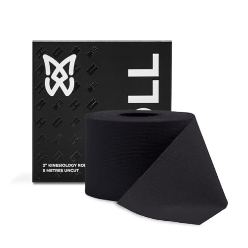 Yoga Y Pilates, Sports Cinta Kinesiológica Tape En Rollo 5Cm X 5 Mts. Color Negro