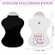 Elektroden-Pads 10er Set Elektroden-Nachkaufset, Pads mit 3.5mm Druckknopfverbindung, Gerät Elektroden Druckknopf Wiederverwendbare Elektroden-Pads mit Nicht reizendem Design