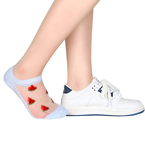 Image of Benefeet Sox Sheer No Show Socks Women Girls Cute Thin Mesh Low Cut Liner Socks for Loafers Boat Shoes