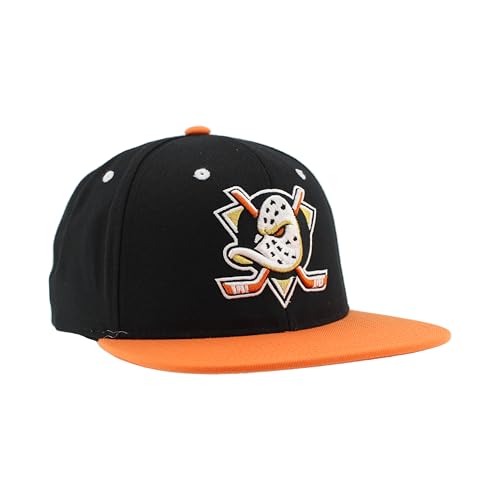 Image of ZHATS NHL Unisex-Adult NHL Officially Licensed Adjustable Snapback Hat Flat Bill Z11 Icon Two Color