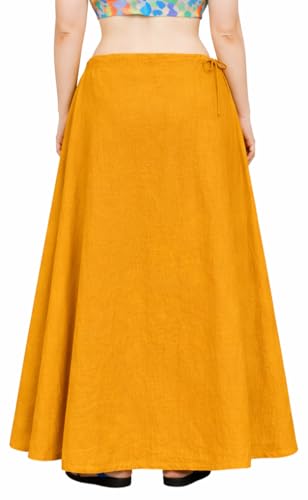 Image of CITIX Pure Cotton Petticoat for Woman Saree | Adujastable Drawstring Waist