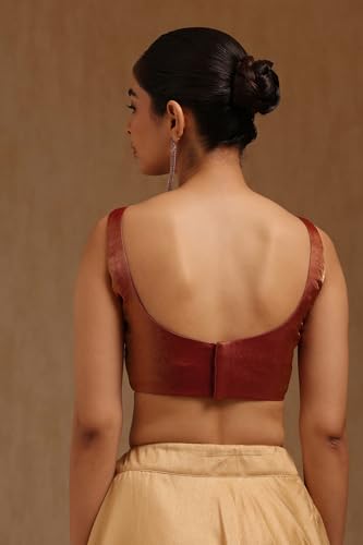 Image of Soch Women's Glass Tissue Sleeveless Blouse