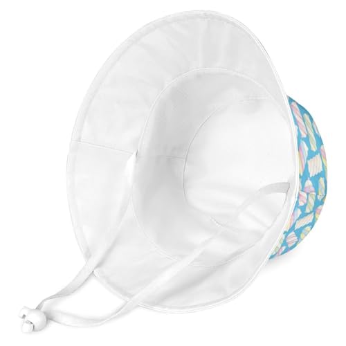 American and Canadian FlagsChildren's Bucket Hat for Boys and Girls, Breathable Summer Beach Hat2