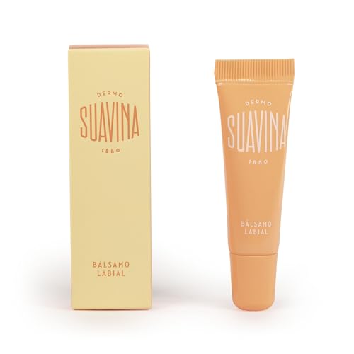 Suavina - Bálsamo labial para labios secos agrietados cítricos | Cuidado de labios reparador hidratante para labios agrietados - Tubo 12 ml