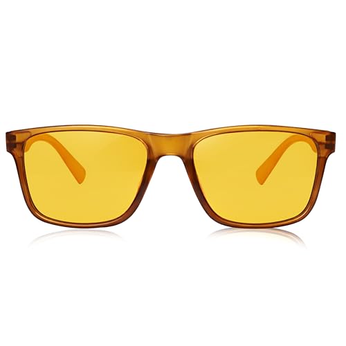 Image of Dervin UV Protected Yellow Lens Driving Polarized Sunglasses for Men & Women