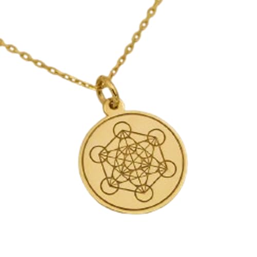 Colgante de Metatrón en plata para él el regalo ideal de joyería espiritual