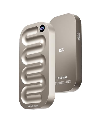 Image of DailyObjects Loop 10000 mAh Universal Aluminium Power Bank - Titanium | Multi-Layer chipset for Safety | Compatible with iPhone 16, 15,14,13,12 Series, Samsung, One Plus Smartphones