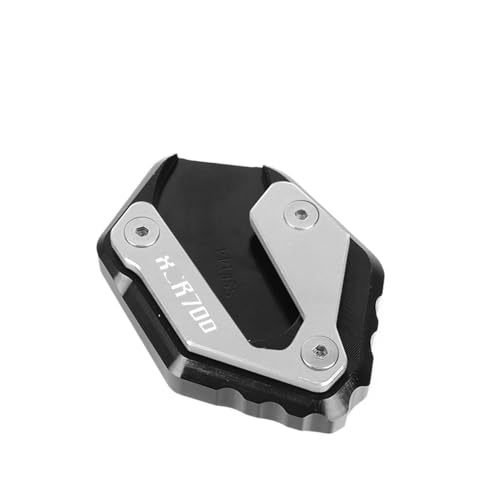 Plaque support élargie Tracer 700 béquille moto en aluminium robuste