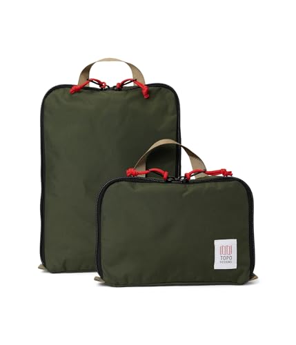Topo Designs Pack Bag Bundle, Olive/Olive, Carry-On 20-Inch