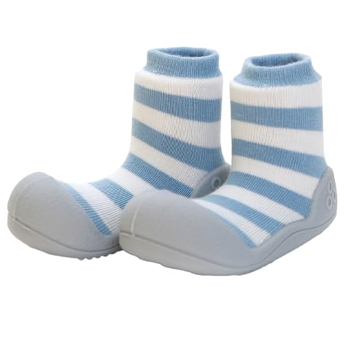 Chaussures de premiers pas Attipas Natural Herb Blue pour enfants