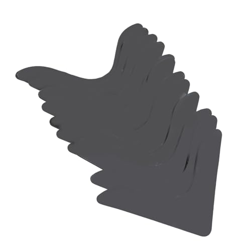 12 peças de almofadas de aderência de carpete multiuso dupla face antiderrapante antiderrapante PU r