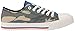 FOCO Women's NCAA College Low Top Repeat Print Canvas Shoes