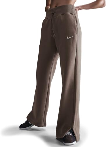 Nike Sportswear Phoenix Fleece Jogger De Talle Alto Y Pierna Ancha - Mujer, Mink Brown/Sail, DQ5615-233, XS