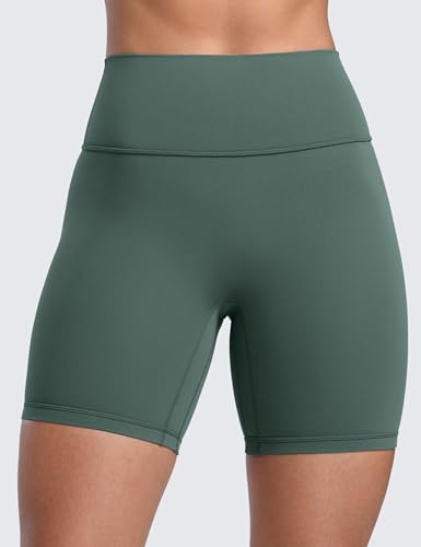 Image of CRZ YOGA Secretsculpt Biker Shorts 6 inch | Booty Scrunch Butt, Butterlift, Buttery Soft, Moderate Compression, Workout, Pilates, No Front Seam, High Waist, for Women