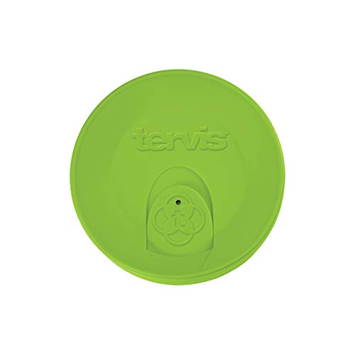 Tervis Travel Lid Made in USA Double Walled Insulated Tumbler Travel Cup Keeps Drinks Cold & Hot, Fits 16oz Tumblers, Lime Green