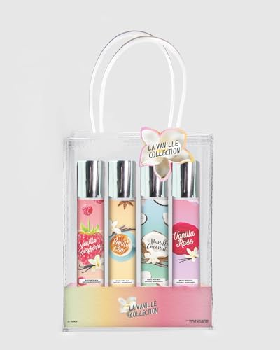 So French 4-Piece Body Mist Sampler Set (Vanilla Dream)