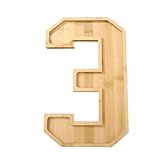 Generisch Digital Shaped Wooden Tray, Irregular Fruit Cheese Platter - Modern Minimalist Party Supplies, Home Decor Crafts & Xmas Gift(Color 4)