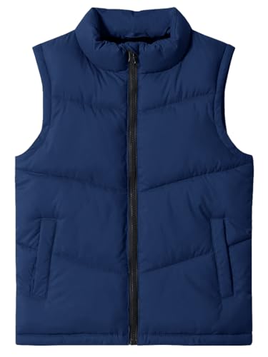 Image of Meikulo Boys Puffer Vest Zip Up Quilted Gilet Sleeveless Jackets