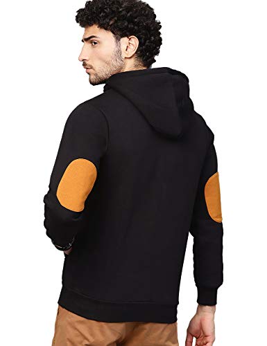 Image of EYEBOGLER Fleece Mens Casual Solid Hooded Neck Full Sleeve Sweatshirt