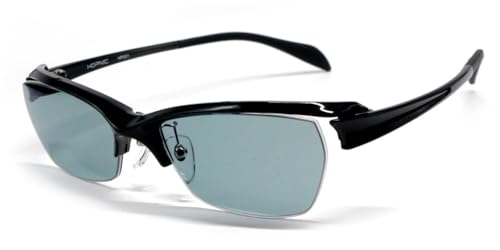 鯖江 ネオグラス 調光 偏光サングラス メンズ レディース 軽量 ネオコントラスト uvカット スポーツ 登山 釣り (レッドフレーム×グレー) HP001Rα