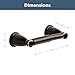 Franklin Brass Kinla (1-Pack) Toilet Paper Holder Oil Rubbed Bronze Tissue Roll Holder for Bathroom Organization and Storage Spring-Loaded Toilet Tissue Holder Wall Bathroom Accessories KIN50-OB1