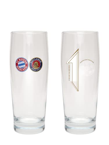 FC Bayern München 2er Set Halbeglas - Deutscher Meister 2022 - Serienmeister 0,5 l Glas FCB