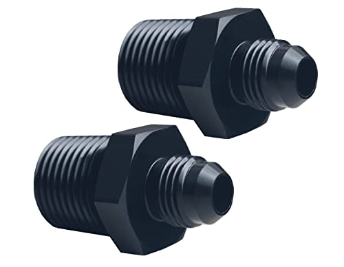 Conector AN6 a 1/2 NPT DEWHEL macho adaptador de aluminio para motor 3