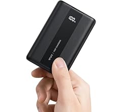 VRURC Power Bank 20000mAh, 22.5W Mini Portable Charger USB C in & Out, Fast Charging PD & QC 4.0, Battery Pack with LED Dis…