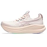 ASICS Women's Gel-Nimbus 28 Running Shoes, 8, Pearl Pink/MORGANITE