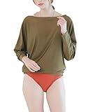 [シードレス] オーバーサイズ ドルマン ラッシュガード/水着 DVXM0214 LL カーキ