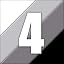 4 Pairs - Black+Dark Grey+Light Grey+White