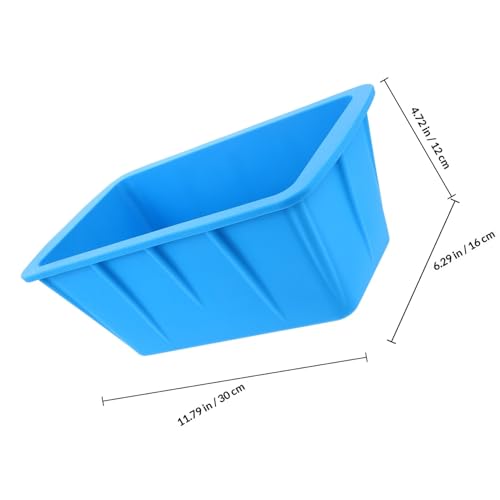 Molde de silicona para cubos de hielo grande 3L azul miniatura 2